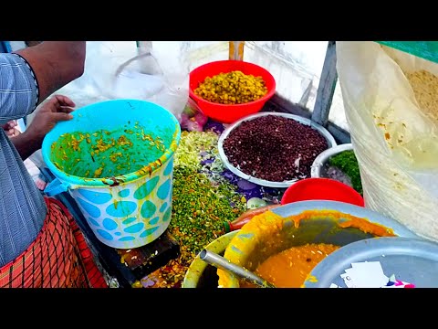 10/- Spicy Giant Jhal Muri Maker | Bangladeshi Street Food