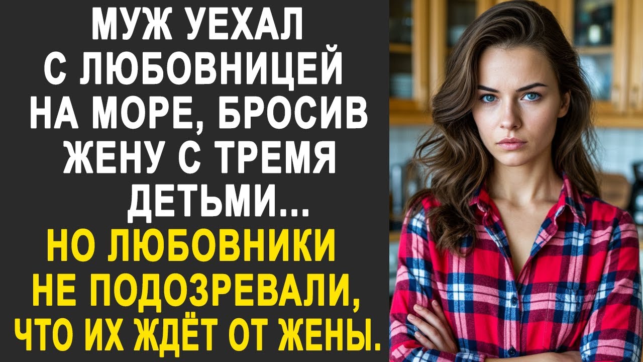 Муж уехал с любовницей на море, бросив жену. Но они не представляли, что их вскоре ждёт от жены...