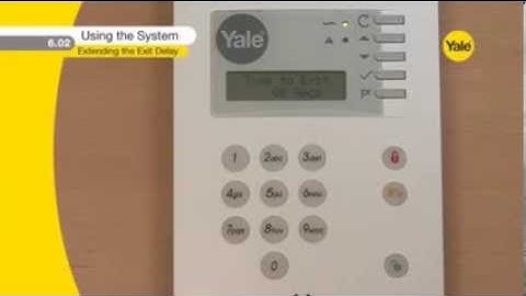 Yale Premium Alarm HSA 6400 Using the Burglar Alarm System