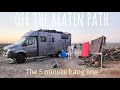 THE 5 MINUTE HANG LINE.  A quick and easy way to set up a hang line from your RV.