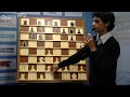 Anish Giri shows his win against Magnus Carlsen