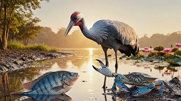 The Crafty Crane and the Clever Crab 🦀 | Panchatantra Story  #storytime