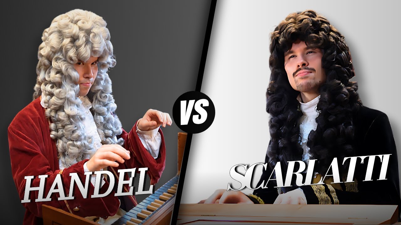 HANDEL vs SCARLATTI - Organ Harpsichord Battle - La Folia