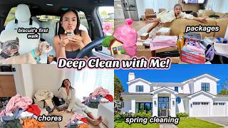 Cleaning My Entire House In 72hrs (preparing For Guests)🏠🫧🧹 Spring Clear Out, Cleaning Asmr, Laundry