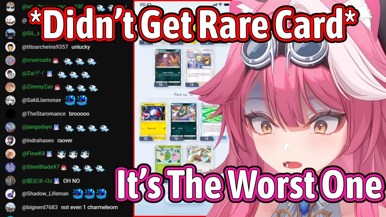 Raora Mamma First Gacha Got Nothing Not Get Even Single Rare Card【Hololive EN】