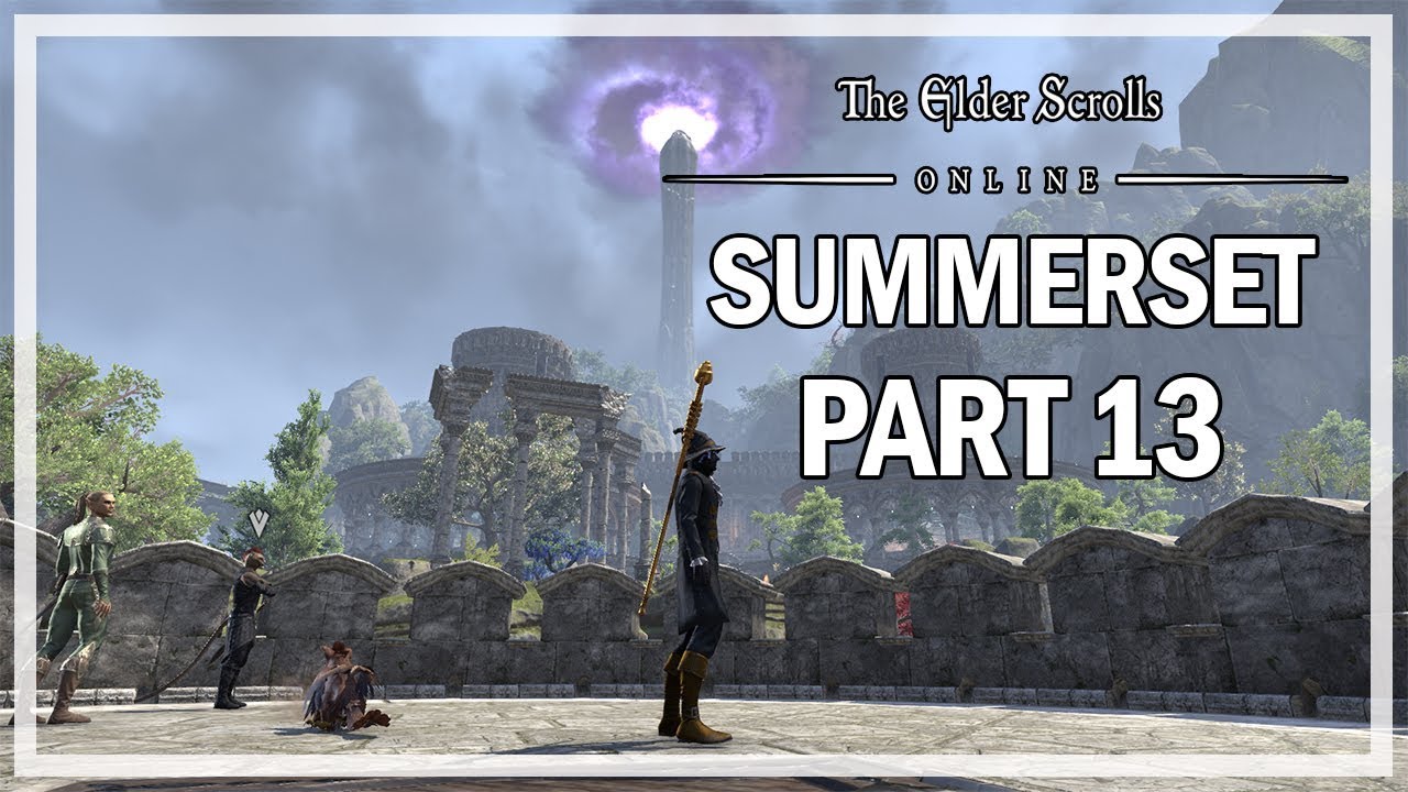 The Elder Scrolls Online Summerset Let's Play Part 13 Ending ...