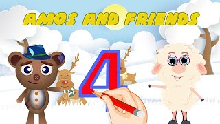 A Christmas Special | Learn 1 to 10 Numbers &amp; Fruit Names - 123 Number Names #3