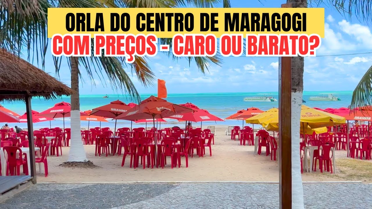 TOUR E QUANTO CUSTA CURTIR A ORLA DE MARAGOGI? | PREÇOS DOS CARDÁPIOS, POUSADAS E BARRACAS DE PRAIA!