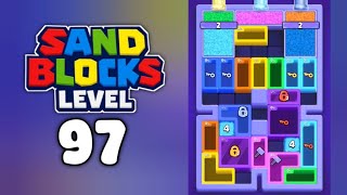 Sand Blocks Drop Puzzle Level 97 Game Walkthrough