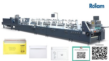 GS-1100  4 6 Corners Box Folder Gluer Cake Pizza Box Gluing Machine