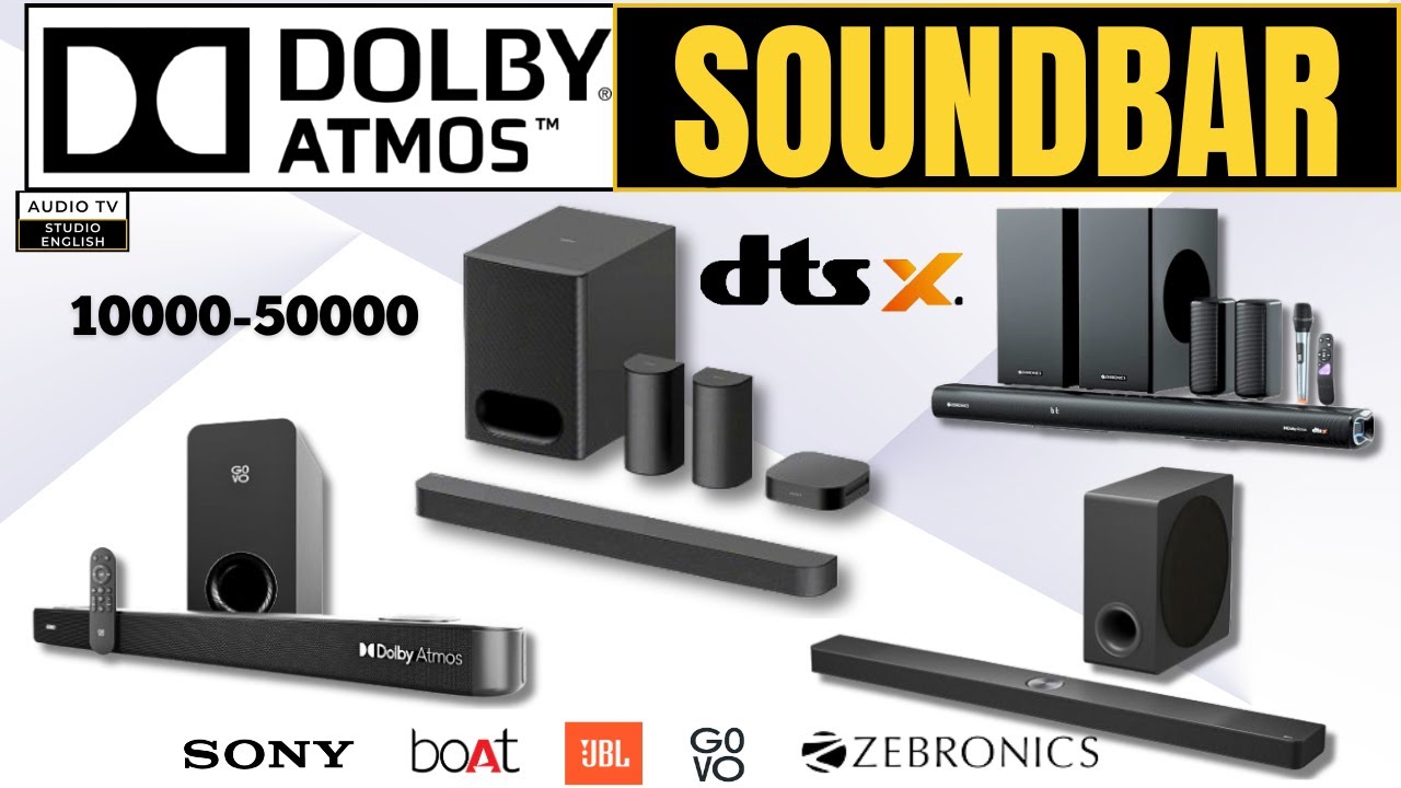 Top 5 Best Dolby Atmos Soundbar 2025 | Dolby Atmos Soundbar Under 10,000-50,000 | Dolby Atmos