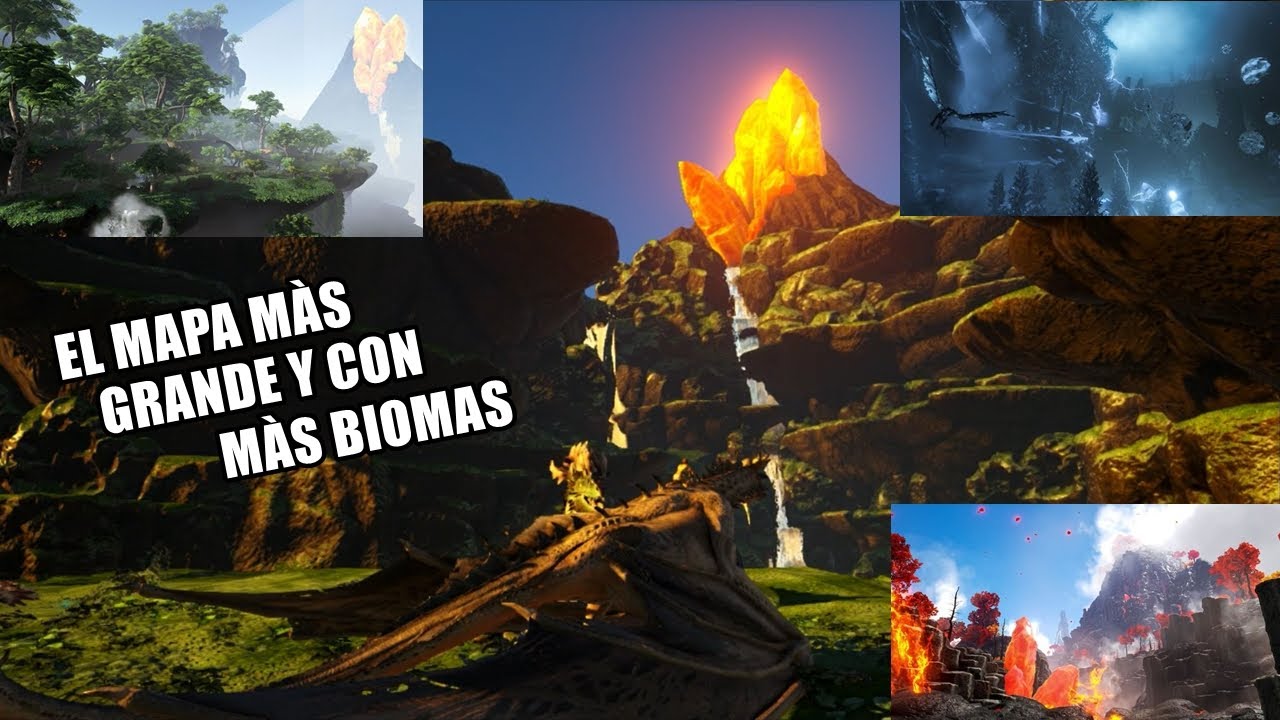 ESTE PODRIA SER EL MAPA MAS GRANDE DE ARK? REVIEW DE LOS 28 BIOMAS DE