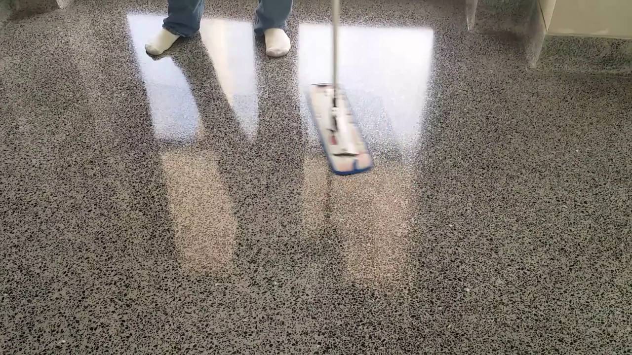 How to Apply a High Gloss Sealer for Terrazzo Flooring YouTube