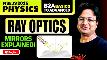 Mirrors in Ray Optics | NSEJS 2025 Physics | Class 8–10 Basics to Advanced | Vikas Sir L-2