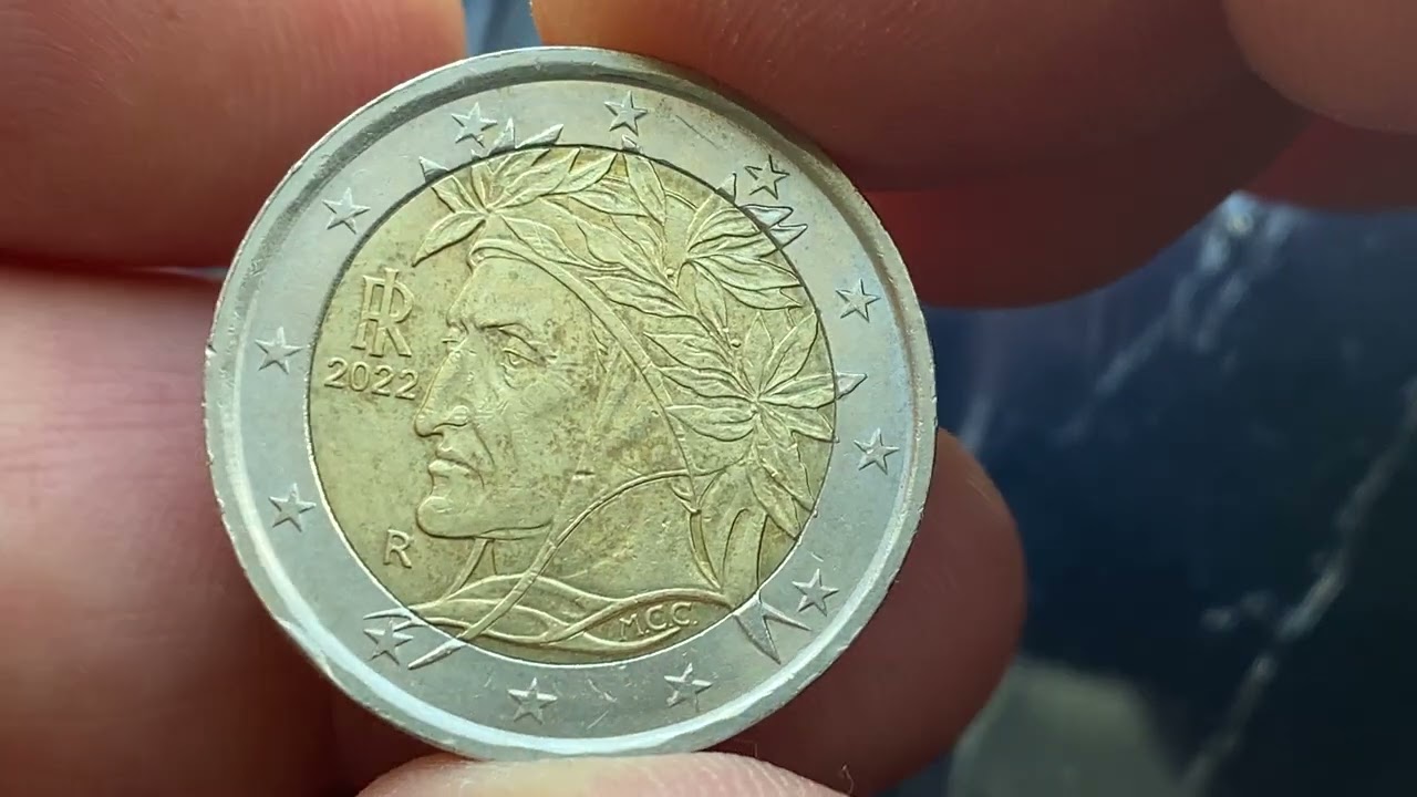 2 euro 2022 Italy coin VF