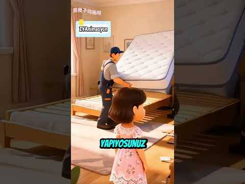 Kızım sana kaydıraklı yatak aldım❤️🛏️