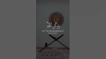 الذين آمنوا وتطمئن قلوبهم بذكر الله ألا بذكر الله تطمئن القلوب. - [سورة الرعد - الآية ٢٨]