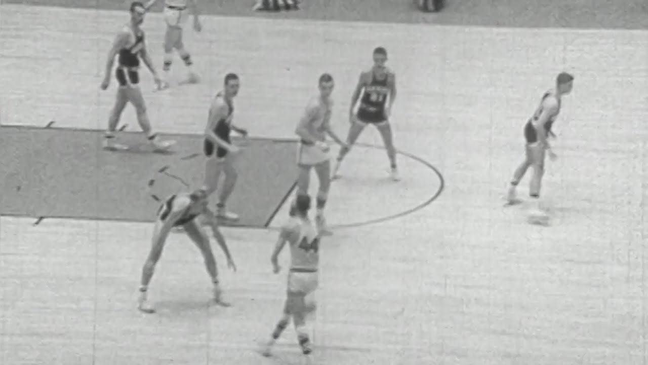 Jerry West & West Virginia vs. Cal | 1959 NCAA basketball championship (no audio)