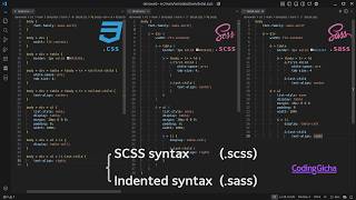 How to develop CSS with SCSS or SASS for the Front-end