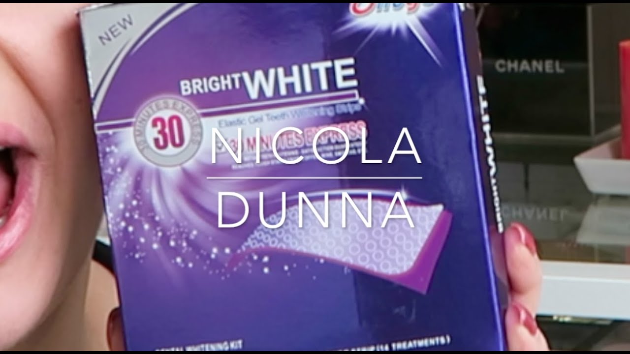 Onuge Teeth Whitening Strips Review | Nicola Dunna