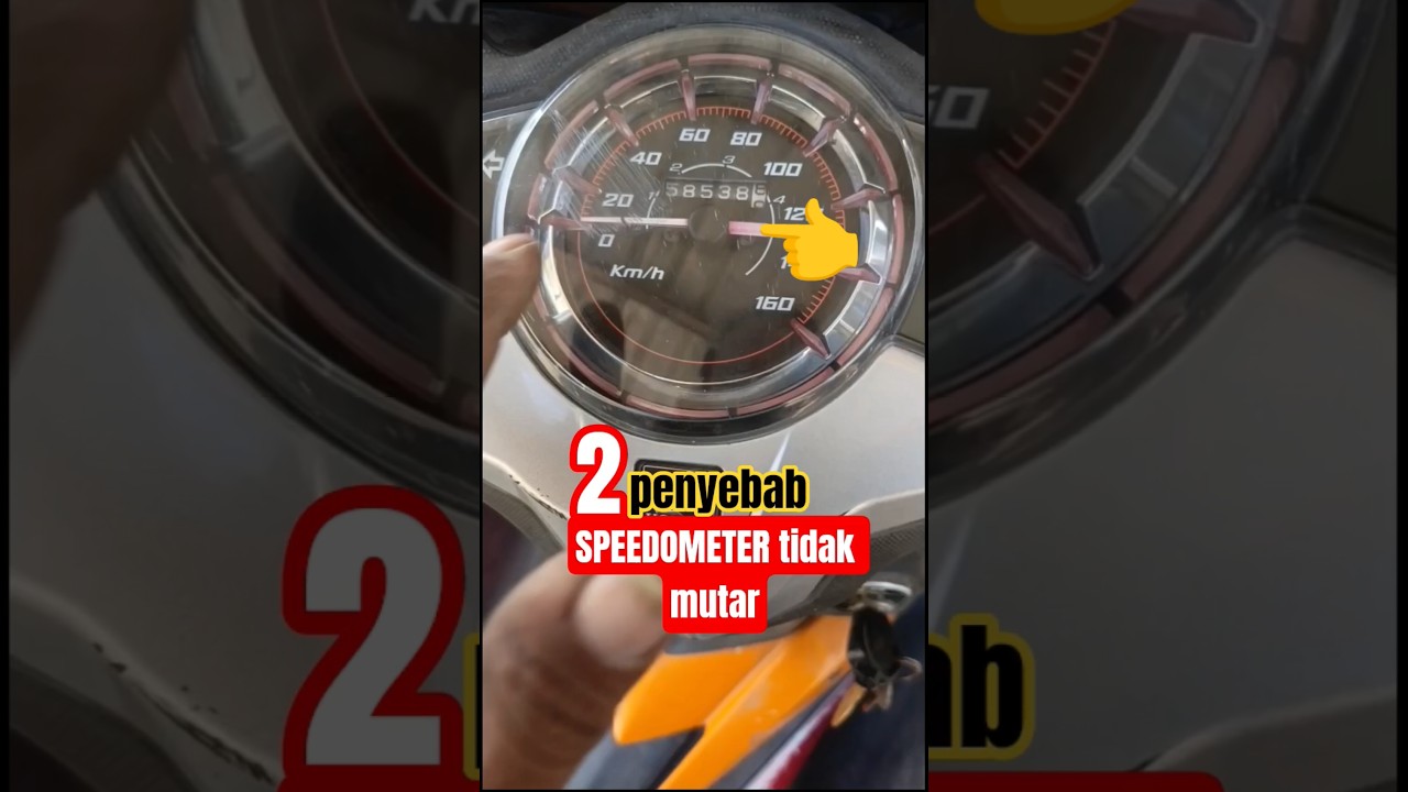 Penyebab jarum speedometer tidak berputar