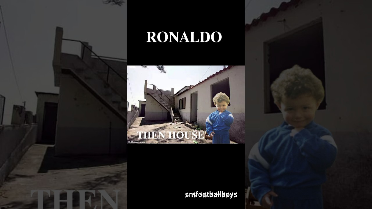 Messi,Ronaldo,Neymar Then and now house_