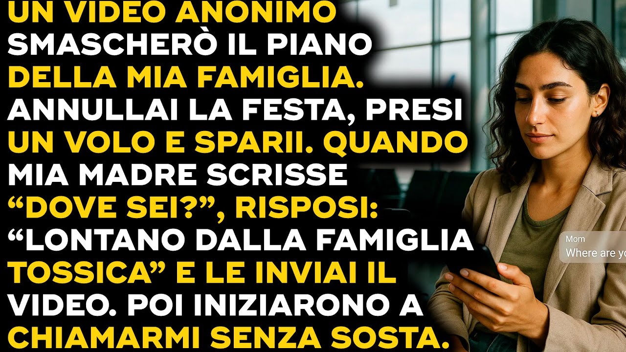 Un video anonimo rivelò il piano della mia famiglia, io sparii...