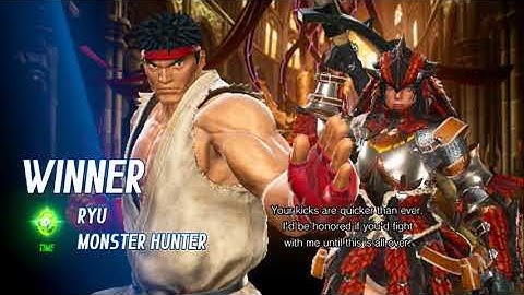 SEARCHING FOR MONSTERS (AND FIGHTS). Marvel vs. Capcom: Infinite - Arcade with Monster Hunter/Ryu