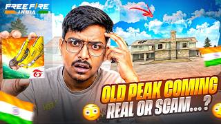 OLD PEAK IN FREE FIRE INDIA🥹🇮🇳| REAL OR SCAM? | FF INDIA VS FF MAX CHANGES 