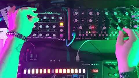 First session on the Moog Mother32 and Minitaur
