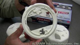 First Alert's One Link Smoke Alarm two pack explanation and un-boxing video