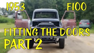1953 F100 - Installing Altman Latches