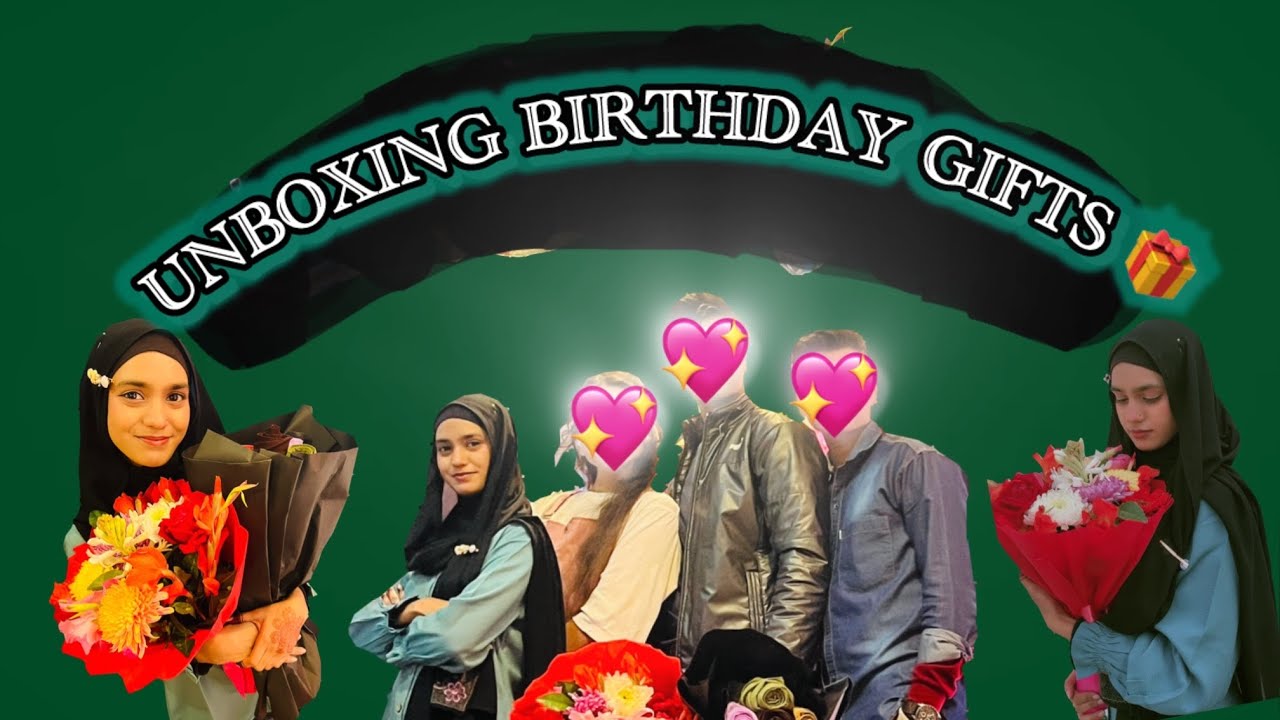 Unboxing my birthday gifts 🎁 