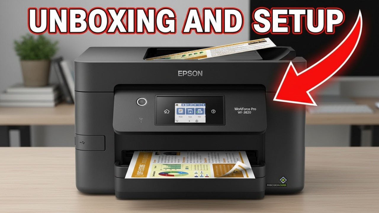 Epson WorkForce Pro WF-3820: Unboxing and First Time Setup Walkthrough