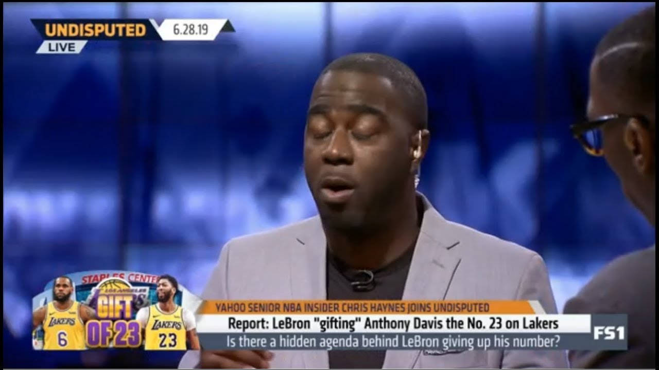 new life ai Chris Haynes ENJOY Is there a hidden agenda behind LeBron giving up his number? | UNDISPUTED 6/28