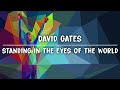 David gates  standing in the eyes of the world lyric