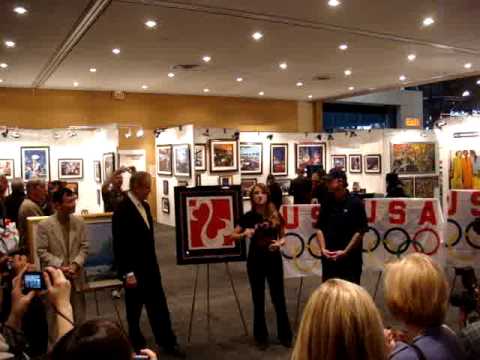 Jane Seymour at the New York ART EXPO 2009