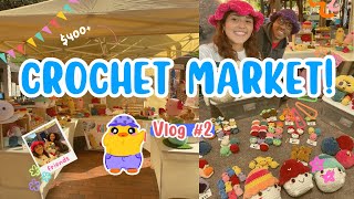 CROCHET MARKET DAY! Prepping + Vlog!