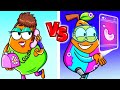 Futuro vs Pasado 🚀 Las frutas están viajando a través del tiempo ⏳🤖