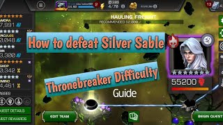 How to Defeat Silver Sable Thronebreaker Difficulty, please subscribe
