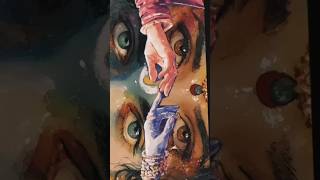 lord krishna and Radha eye pream  | krishna |Radha | eye | short | radhe radhe | 💯🦚👀 #dreamsurya