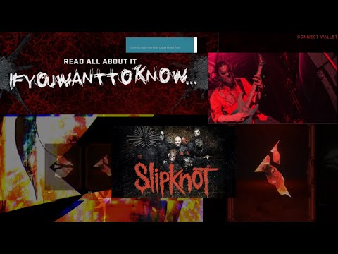 Slipknot tease new music in NFT's on the WAX NFT platform? .. new cryptic site debuts!