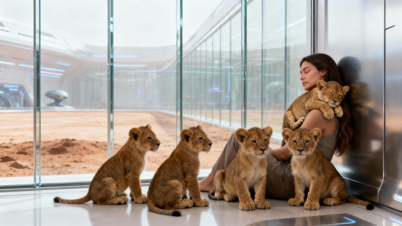 ДЕТЕНЫШИ ХИЩНИКОВ УВИДЕЛИ, ЧТО ЧЕЛОВЕК УСНУЛА СИДЯ — ОДИН ЗАЛЕЗ И ИСПОЛЬЗОВАЛ ЕЕ ПЛЕЧО КАК ПОДУШКУ