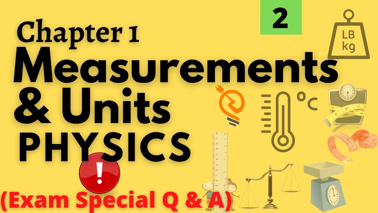 Class 8 Physics Chapter 1 | Measurements And Units (Exam Special ...