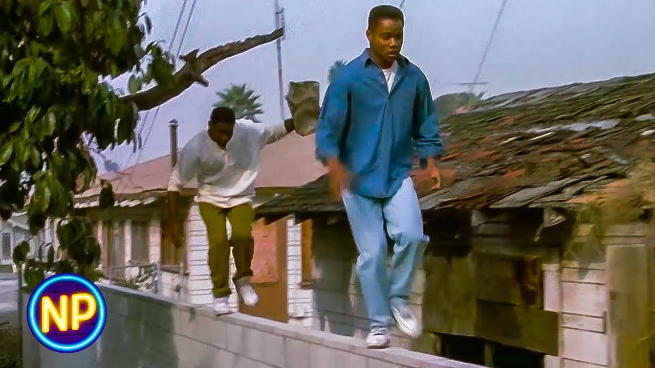 Cutting Through Yards to Escape Danger | Boyz N' The Hood (1991