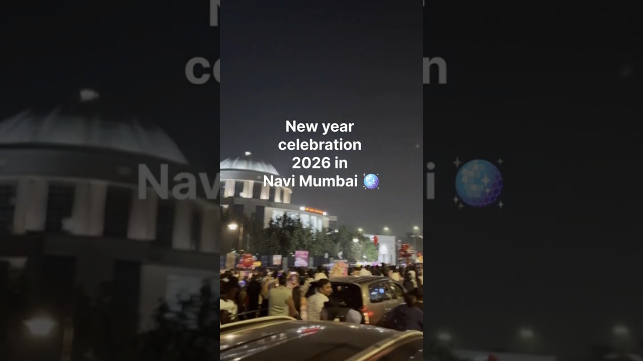 New year celebration 2026 in Navi Mumbai 😳🎊