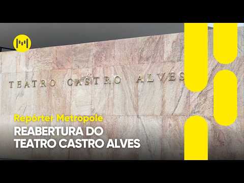 Repórter Metropole: Teatro Castro Alves reabre com presença de Lula e show de Gilberto Gil