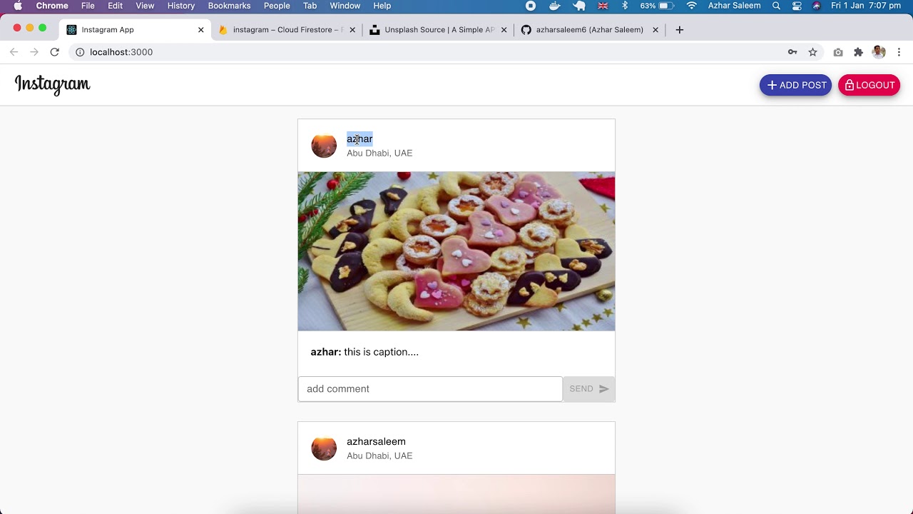 React Js Instagram App intro part 1 - YouTube