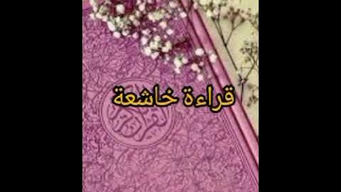 مصطفى غربي قراءة خاشعة مؤثرة سورة مريم