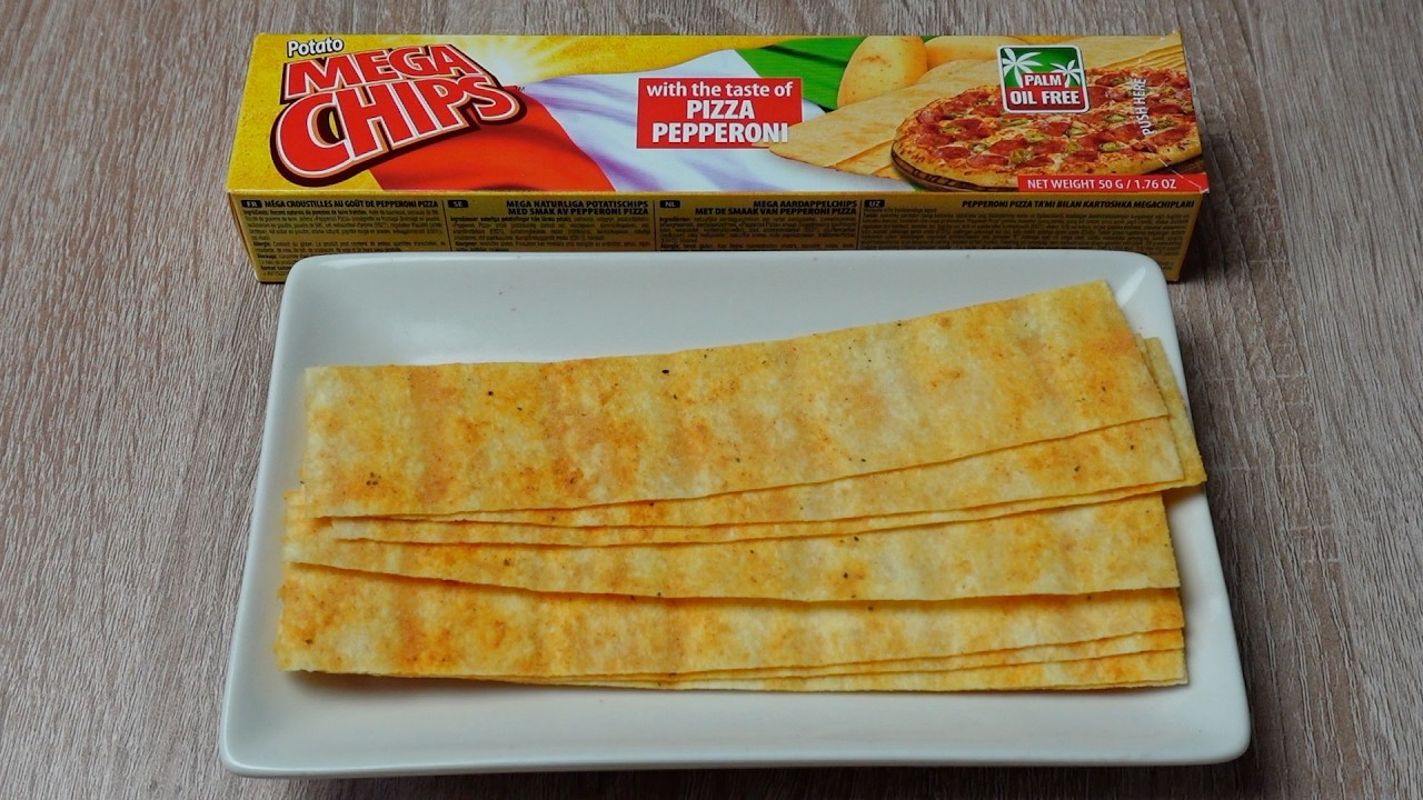 Potato Mega Chips Pizza Pepperoni 🍕 Schmecken die Long-Chips WIRKLICH nach Pizza ? 🤔